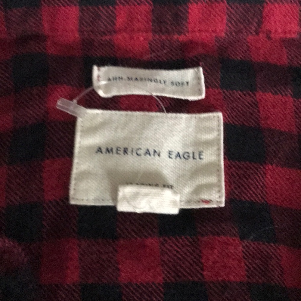 AEO plaid button up - Picture 2 of 3